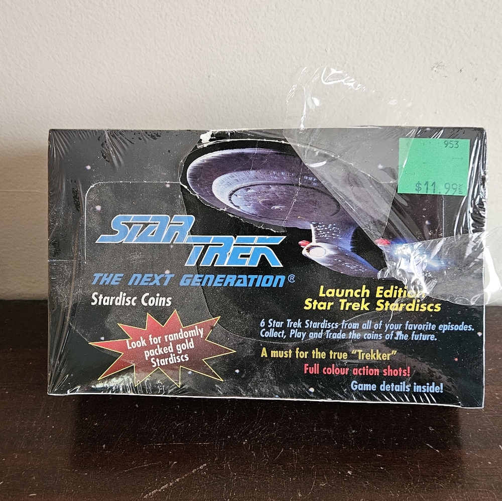 Star Trek The Next Generation 1994 STARDISC COINS. Sealed. Complete. NOS